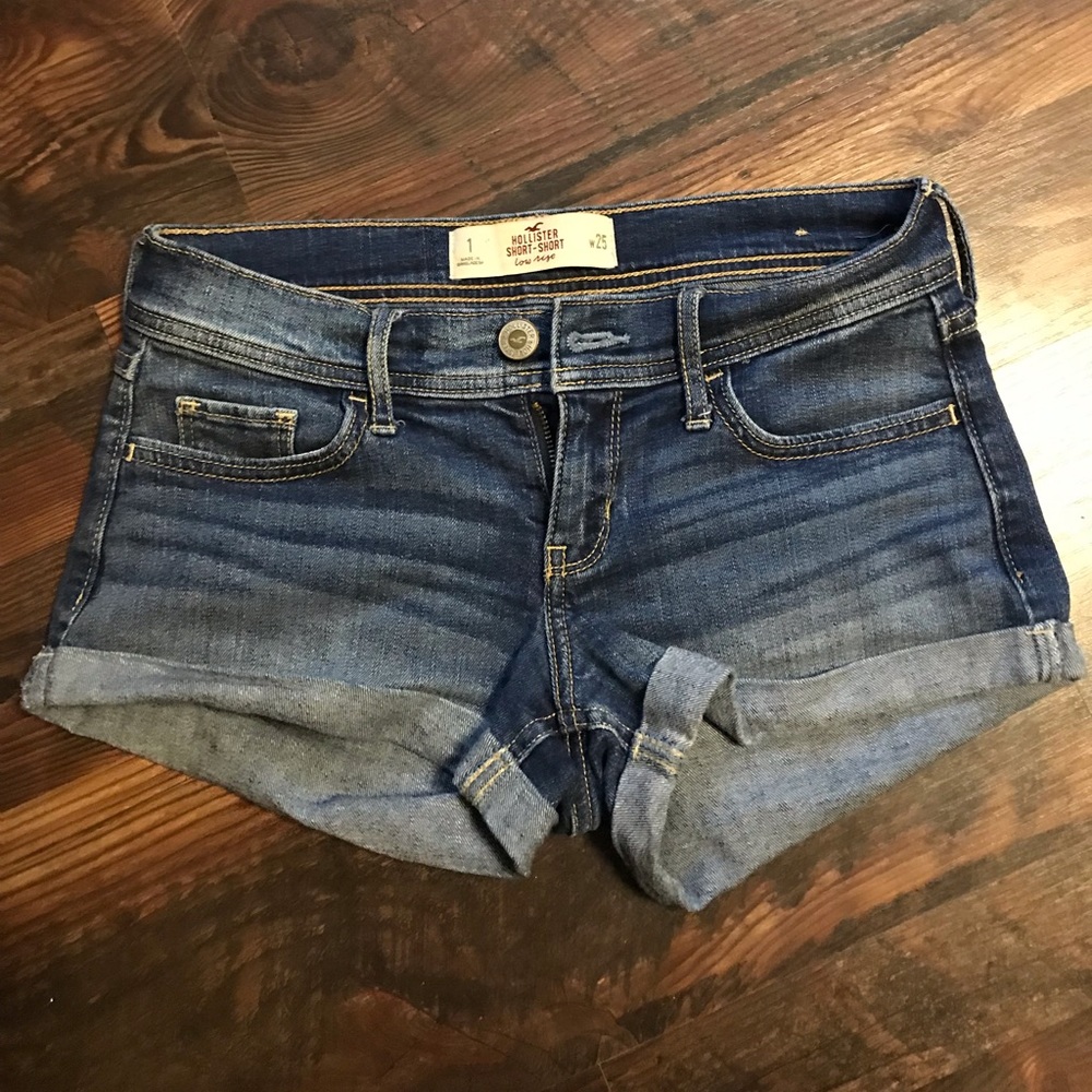 Hollister jean shorts